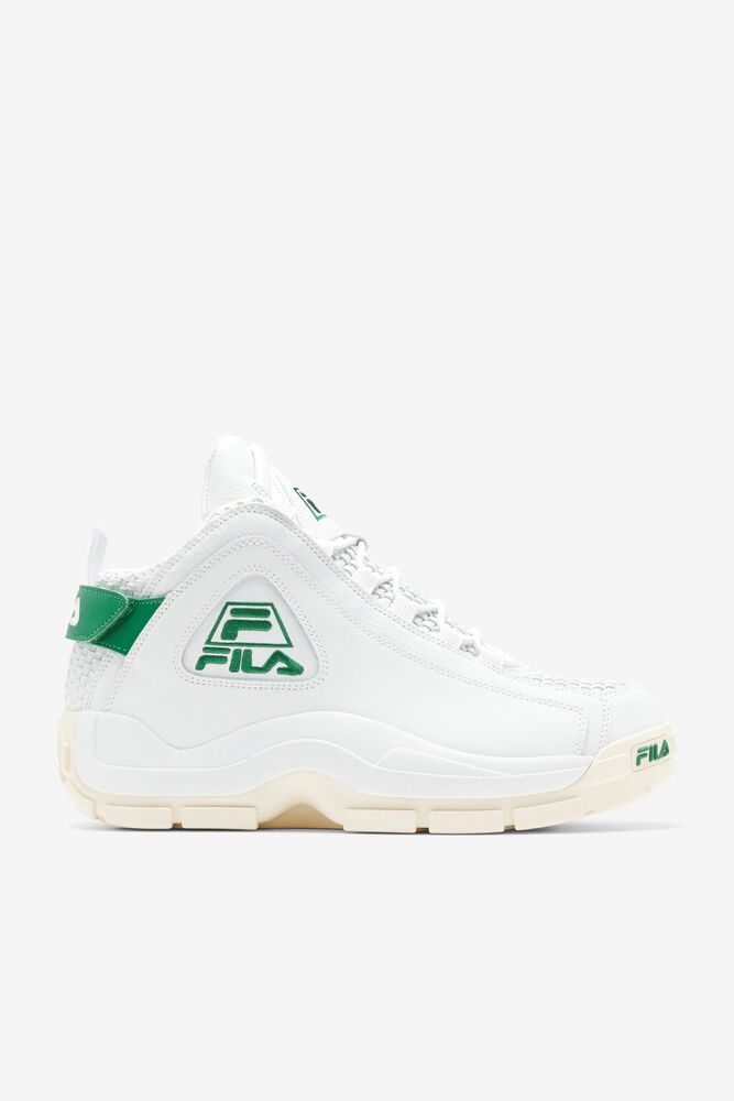 Fila Grant Hill 2 Woven White Sneakers Mens - NZ 48751-VUNZ